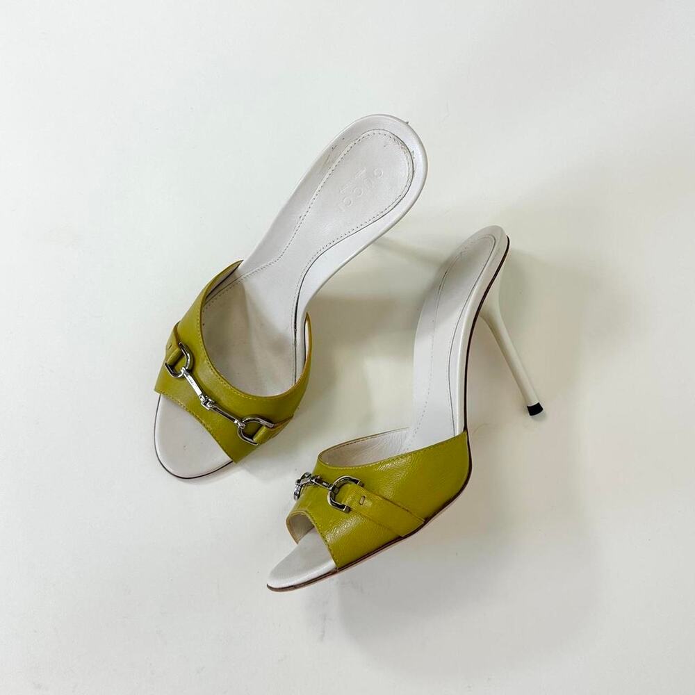 Vintage Tom Ford Green Gucci Horse bit Heels